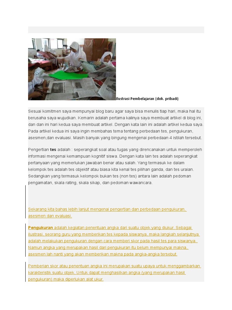 Ilustrasi Pembelajaran