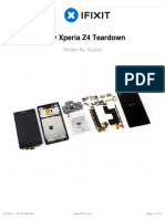 Sony Xperia Z4 Teardown: Written By: Sophia