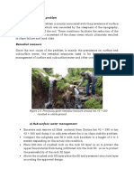 Possible Cause of The Problem: Figure 2.6: Previously Given Remedial Measure Around KM 43 + 000 Resulted in Stable Ground