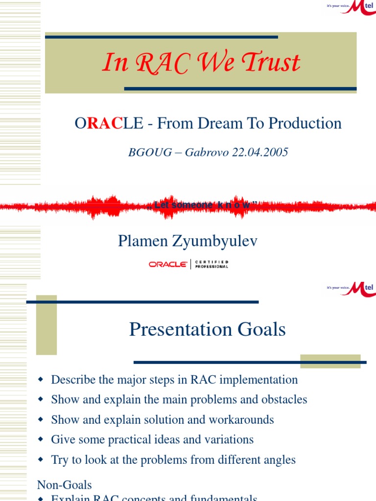Oracle RAC Implementation Guide | PDF | Oracle Database | Digital ...
