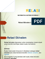 Relasi Ekivalen & Relasi N-Ary PDF