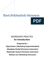 Workshop Practice Guide for Manufacturing Fundamentals