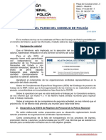 Circular Pleno Consejo de Policia 31-01-2019