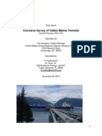 Corrosion Survey of Valdez Marine Terminal