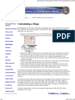 slope calculation