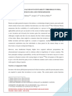 A Comparative Analysis of Patentability Threshold in India, United States and United Kingdom