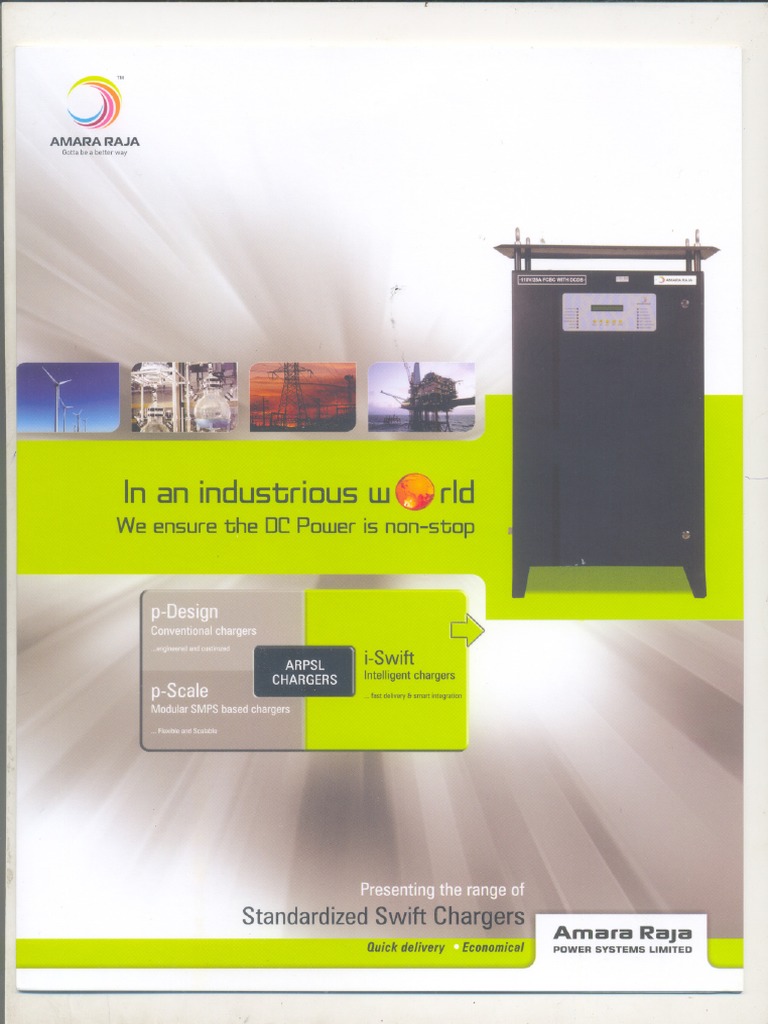 Amara Raja Batter Charger PDF Battery Charger Rectifier