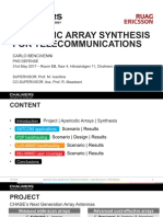 Aperiodic Array Synthesis For Telecommunications: Carlo Bencivenni