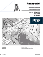 CD Stereo System: Operating Instructions