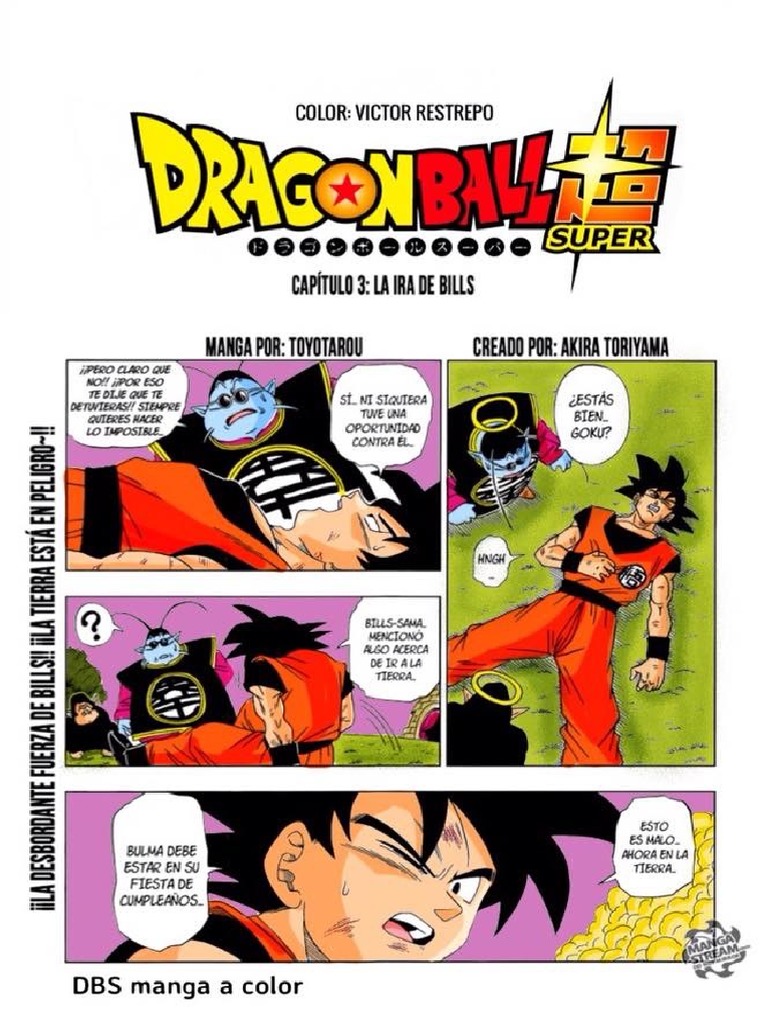 Dragón Ball Súper Manga 003 Color Español | PDF