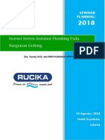 Inovasi Sistem Instalasi Plambing Pada Bangunan Gedung (BP Tasrial)