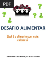 Dia Alimentacao- desafio alimentar