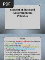 Lect 2 Concept of State and Government in Pakistan