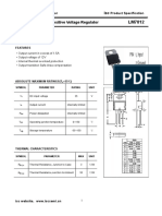 LM7812 12V 1.5A Positive Voltage Regulator Spec Sheet