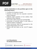 All The Stakeholders To The Partition Agree To The Following Clauses