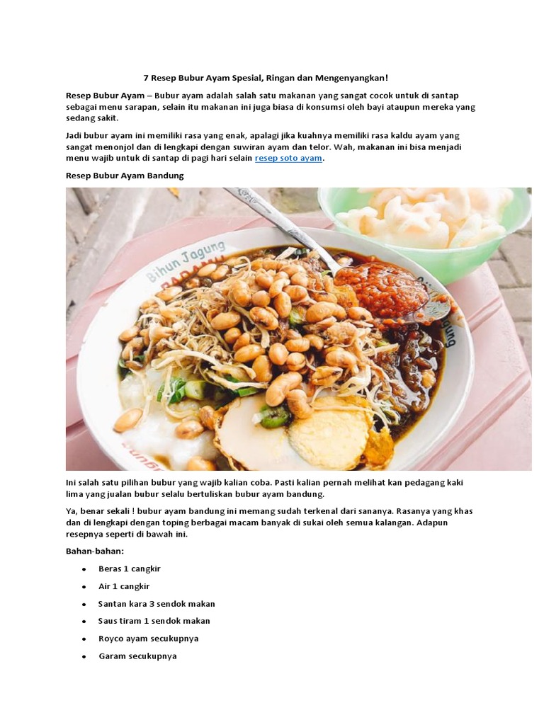 Cara Membuat Bubur Kacang Hijau Yang Enak Dan Empuk 