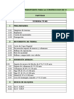 Base de Datos Costo y Presupuesto Rab