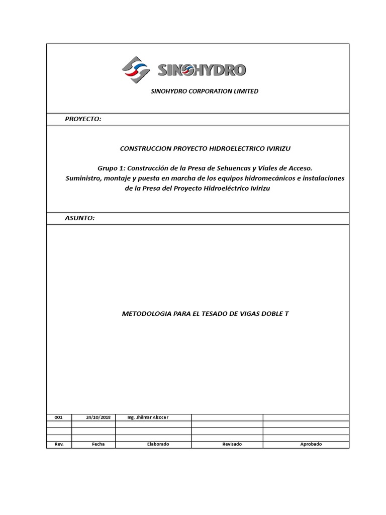 Metodología de Tesado en Vigas de Concreto | PDF | Hormigón | Presión