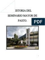 Historia Del Seminario Mayor de Pasto