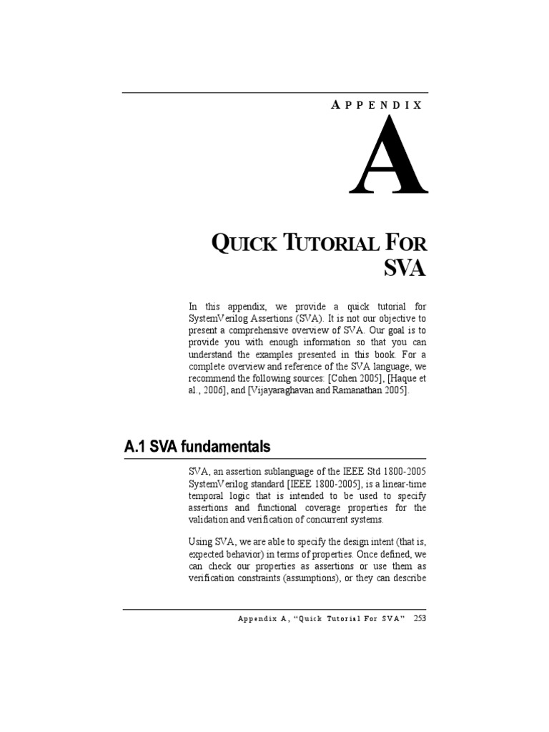 Sva Tutorial Pdf Software Development Cognitive Science