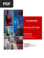 Halliburton 3Q18 IR Book