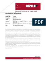 Bilateral Hydronephrosis in Adults: To Do or Not To Do Percutaneous Nephrostomy