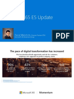 Microsoft 365 E5 Update Webinar January 15 2019