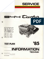 TSB Porsche 944 Turbo DME KLR Test Plan