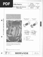 TSB Porsche 944 Brembo Brake Improved Piston Seals