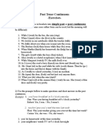 Past Continuous Worksheet