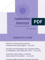 Fundamentele Psihologiei PDF