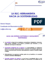 La RSC: Herramienta Hacia La Sostenibilidad: Orencio Vázquez. Coordinador Del Observatorio de RSC