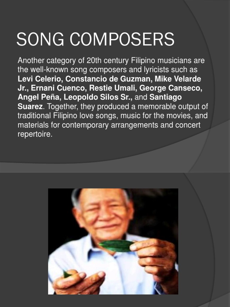 Song Composers Entertainment Sound