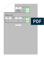 FTE and Multiple Calculator