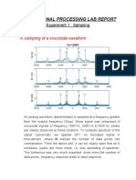 Digital Signal Processing Lab - 1