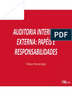Auditoria Interna e Externa - Papéis e Responsabilidades