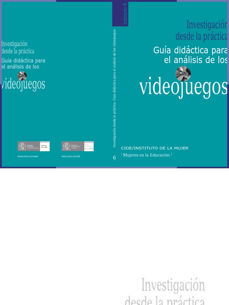 Guia Didactica para El Analisis de Videojuegos PDF | PDF | Videojuegos ...