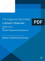 Anders La Cour, Andreas Philippopoulos-Mihalopoulos (Eds.) - Luhmann Observed - Radical Theoretical Encounters (2013, Palgrave Macmillan UK)