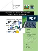 Comparación Con Mezclas Asfálticas NFU, Mezclas Convencionales y SBS