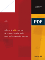 Affirmer La Laïcité Un Pas de Plus Vers L Égalité Réelle Entre Les Femmes Et Les Hommes CSF