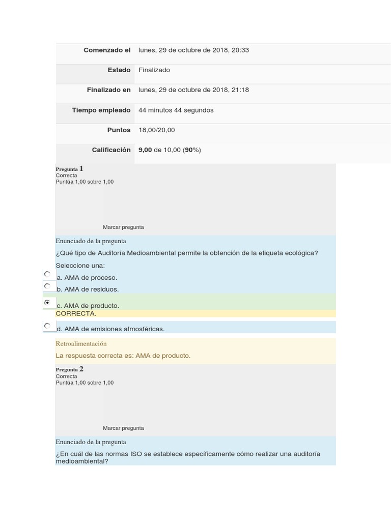 Examen | PDF | Evaluación de impacto ambiental | Residuos