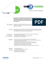 Hoya Eye Genius Factsheet