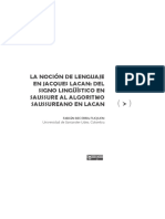 La Nocion de Lenguaje en Lacan PDF