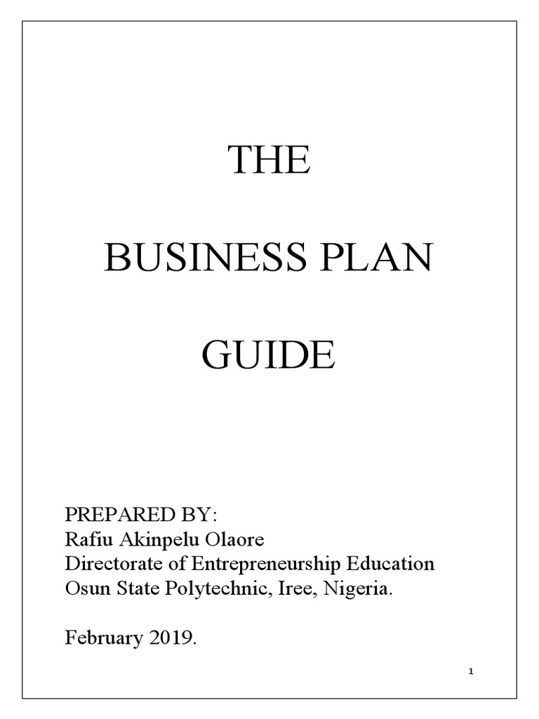 Essential Business Plan Guide | PDF | Business Plan | Income Statement