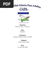 Tarea 6 de Psicopatologia