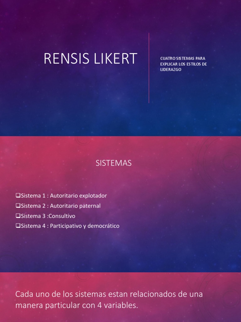 Rensis Likert PDF Toma de decisiones Democracia