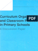 Curriculum Organisation and Classroom Practice in Primary Schools