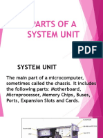Parts of A System Unit