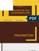 Pragmatism Dan Experimentalism