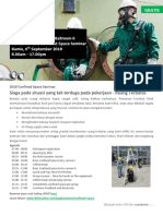 Undangan Dan Formulir MSA Confined Space Entry Seminar